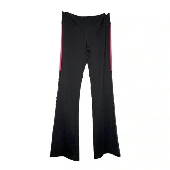 Forever21 Y2K Flare Polka Dot Workout/Gym Mesh Pants - Picture 1 of 8